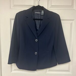 Liz Claiborne Navy Women's Suit Blazer Jacket